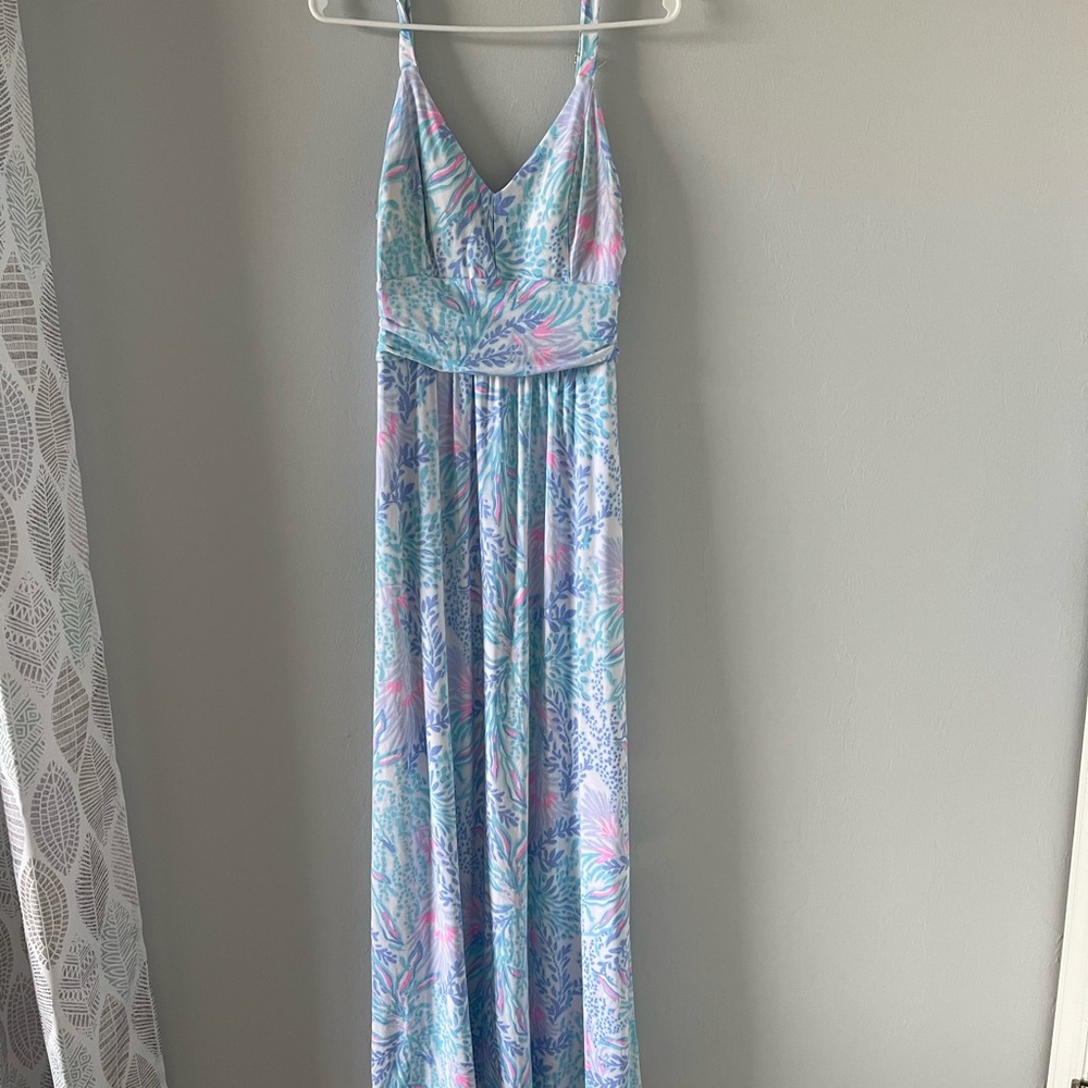 Lilly Pulitzer Vibrant Blue and Pink Dress